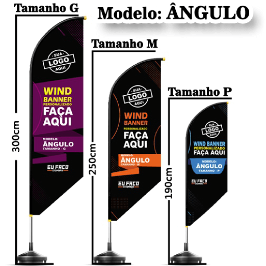 Wind Banner modelo Ângulo